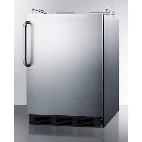 Summit 24" Wide Built-In Kegerator, ADA Compliant SBC58BLBICSSADANK Kegerators SBC58BLBICSSADANK Wine Coolers Empire