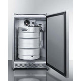 Summit 24" Wide Built-In No Tap Outdoor Kegerator SBC695OSNK Kegerators SBC695OSNK Wine Coolers Empire