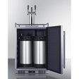 Summit 24" Wide Built-In Outdoor Beer Kegerator SBC683OS Kegerators Wine Coolers Empire