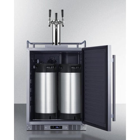 Summit 24" Wide Built-In Outdoor Beer Kegerator SBC683OS Kegerators Wine Coolers Empire