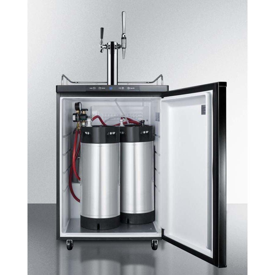 Summit 24" Wide Coffee Dual Tap Kegerator SBC635M7CMTWIN Coffee Dispensers SBC635M7CMTWIN Wine Coolers Empire