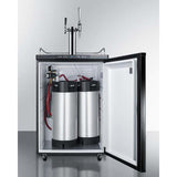 Summit 24" Wide Coffee Dual Tap Kegerator SBC635M7CMTWIN Coffee Dispensers SBC635M7CMTWIN Wine Coolers Empire
