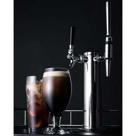 Summit 24" Wide Coffee Dual Tap Kegerator SBC635MCMTWIN Coffee Dispensers SBC635MCMTWIN Wine Coolers Empire