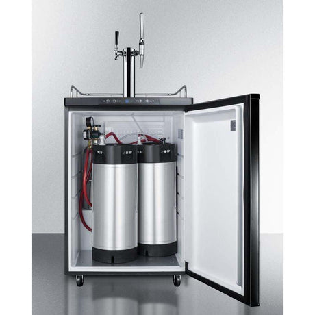 Summit 24" Wide Coffee Dual Tap Kegerator SBC635MCMTWIN Coffee Dispensers SBC635MCMTWIN Wine Coolers Empire