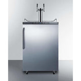 Summit 24" Wide Dual Tap Kegerator SBC635M7SSTBTWIN Kegerators SBC635M7SSTBTWIN Wine Coolers Empire
