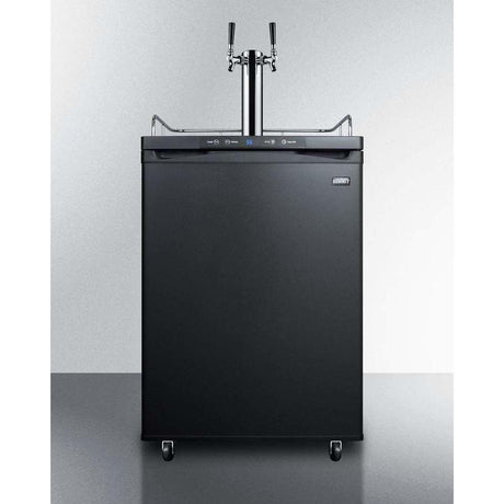 Summit 24" Wide Dual Tap Kegerator SBC635M7TWIN Kegerators SBC635M7TWIN Wine Coolers Empire