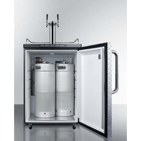 Summit 24" Wide Dual Tap Kegerator SBC635MDPLTWIN Kegerators SBC635MDPLTWIN Wine Coolers Empire