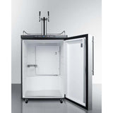 Summit 24" Wide Dual Tap Kegerator SBC635MSSHVTWIN Kegerators SBC635MSSHVTWIN Wine Coolers Empire