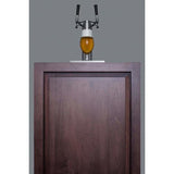 Summit  24" Wide Dual Tap Panel Overlay Commercial Built-In ADA Kegerator SBC58BBIIFADA Kegerators SBC58BBIIFADA Wine Coolers Empire