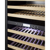 Summit 24" Wide Dual Zone Wine Cellar SWC1966B Wine Coolers SWC1966B Wine Coolers Empire