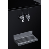 Summit 24" Wide Front Tap ADA Black Kegerator SBC58BFRTPADA Kegerators SBC58BFRTPADA Wine Coolers Empire