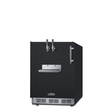 Summit 24" Wide Front Tap ADA Black Kegerator SBC58BFRTPADALHD Kegerators SBC58BFRTPADALHD Wine Coolers Empire