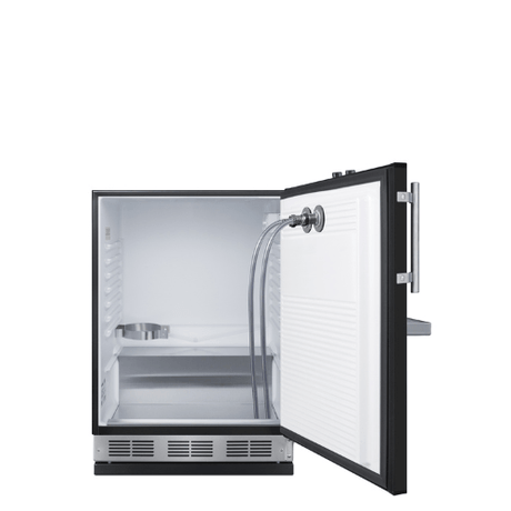 Summit 24" Wide Front Tap Black Kegerator SBC58BFRTP Kegerators SBC58BFRTP Wine Coolers Empire