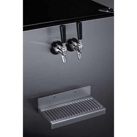 Summit 24" Wide Front Tap Kegerator SBC7BRSFRTP Kegerators SBC7BRSFRTP Wine Coolers Empire