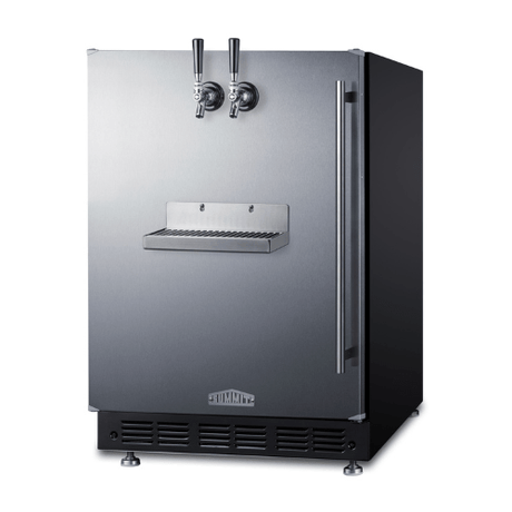 Summit 24" Wide Front Tap Kegerator SBC7BRSFRTPLHD Kegerators SBC7BRSFRTPLHD Wine Coolers Empire