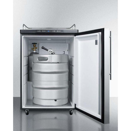 Summit 24" Wide Kegerator SBC635M7NKSSHV Kegerators SBC635M7NKSSHV Wine Coolers Empire