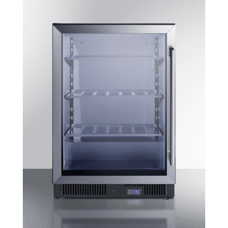 Summit 24" Wide Left Hinged Commercial Display Freezer SCF475LHD Freezers SCF475LHD Wine Coolers Empire