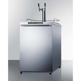 Summit 24" Wide Outdoor Dual Tap Kegerator SBC635MOS7HHTWIN Kegerators SBC635MOS7HHTWIN Wine Coolers Empire