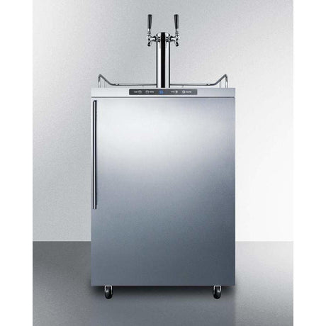 Summit 24" Wide Outdoor Dual Tap Kegerator SBC635MOS7HVTWIN Kegerators SBC635MOS7HVTWIN Wine Coolers Empire