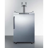 Summit 24" Wide Outdoor Dual Tap Kegerator SBC635MOS7TWIN Kegerators SBC635MOS7TWIN Wine Coolers Empire