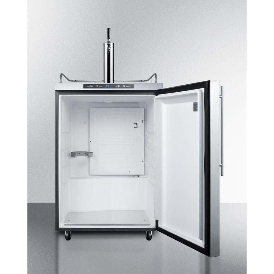 Summit 24" Wide Outdoor Kegerator Single Tap SBC635MOSHV Kegerators SBC635MOSHV Wine Coolers Empire
