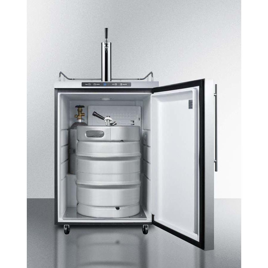 Summit 24" Wide Outdoor Kegerator Single Tap SBC635MOSHV Kegerators SBC635MOSHV Wine Coolers Empire