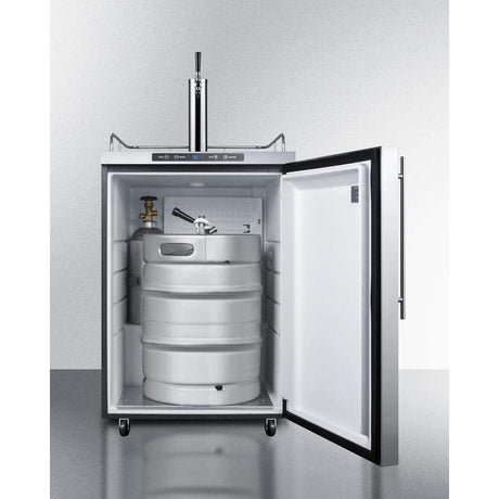 Summit 24" Wide Outdoor Kegerator Single Tap SBC635MOSHV Kegerators SBC635MOSHV Wine Coolers Empire