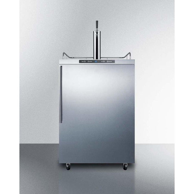 Summit 24" Wide Outdoor Single Tap Kegerator SBC635MOS7HV Kegerators SBC635MOS7HV Wine Coolers Empire