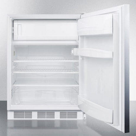 Summit 24" Wide Refrigerator-Freezer CT661WSSHH Refrigerators CT661WSSHH Wine Coolers Empire
