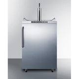 Summit 24" Wide Single Tap All Stainless Steel Outdoor Kegerator SBC635MOS Kegerators SBC635MOS Wine Coolers Empire