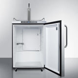 Summit 24" Wide Single Tap All Stainless Steel Outdoor Kegerator SBC635MOS Kegerators SBC635MOS Wine Coolers Empire