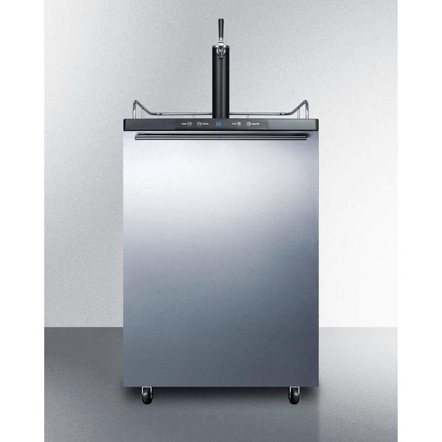 Summit 24" Wide Single Tap Kegerator SBC635MSSHH Kegerators SBC635MSSHH Wine Coolers Empire