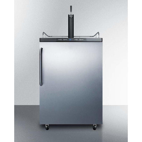 Summit 24" Wide Single Tap Kegerator SBC635MSSTB Kegerators SBC635MSSTB Wine Coolers Empire