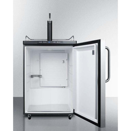 Summit 24" Wide Single Tap Kegerator SBC635MSSTB Kegerators SBC635MSSTB Wine Coolers Empire