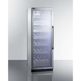 Summit 24" Wide Single Zone Commercial  Wine Fridge SCR1401LHCHCSS Wine Coolers SCR1401LHCHCSS Wine Coolers Empire