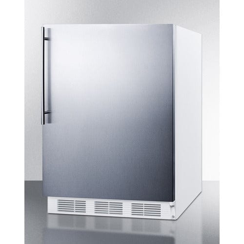 Summit 24" Wide Stainless Refrigerator-Freezer CT661WSSHV Wine Coolers Empire