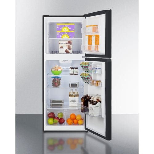 Summit 24" Wide Top Mount Refrigerator-Freezer FF1087B Refrigerators FF1087B Wine Coolers Empire