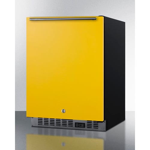 Summit 24" Yellow Door Built-in All-Freezer ALFZ53Y Wine Coolers Empire