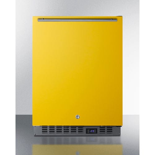 Summit 24" Yellow Door Built-in All-Freezer ALFZ53Y Wine Coolers Empire