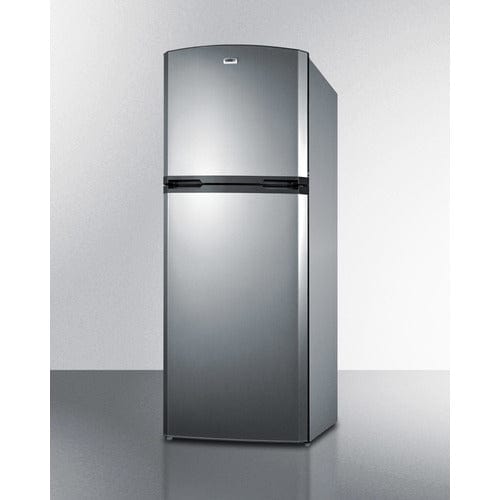 Summit 26" Top Mount Stainless Refrigerator-Freezer FF1427SS Refrigerators FF1427SS Wine Coolers Empire