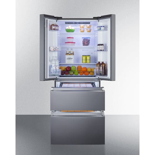 Summit 27.5" French Door Refrigerator-Freezer FDRD152PL Wine Coolers Empire