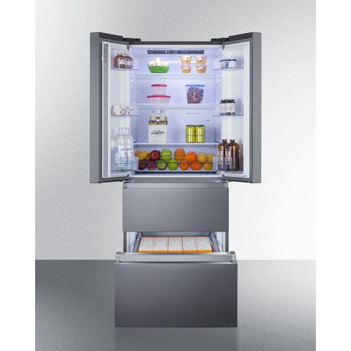 Summit 27.5" French Door Refrigerator-Freezer FDRD152PL Wine Coolers Empire