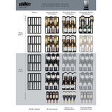 Summit 28 Bottle 18" Wide Dual Zone Stainless Steel Built-In Wine Fridge SWC182ZCSS Wine Coolers SWC182ZCSS Wine Coolers Empire