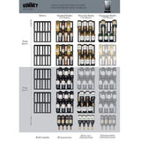 Summit 28 Bottle Dual Zone Stainless Steel Built-In ADA Wine Fridge SWC182ZCSSADA Wine Coolers SWC182ZCSSADA Wine Coolers Empire