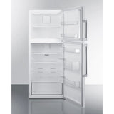 Summit 28" Right Hinge White Top Mount Refrigerator-Freezer FF1515W Refrigerators FF1515W Wine Coolers Empire