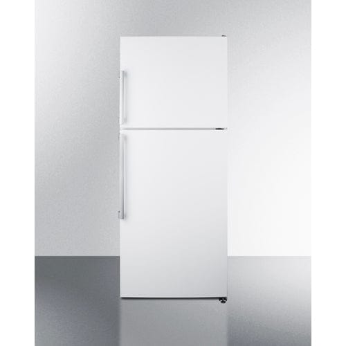 Summit 28" Right Hinge White Top Mount Refrigerator-Freezer FF1515W Wine Coolers Empire