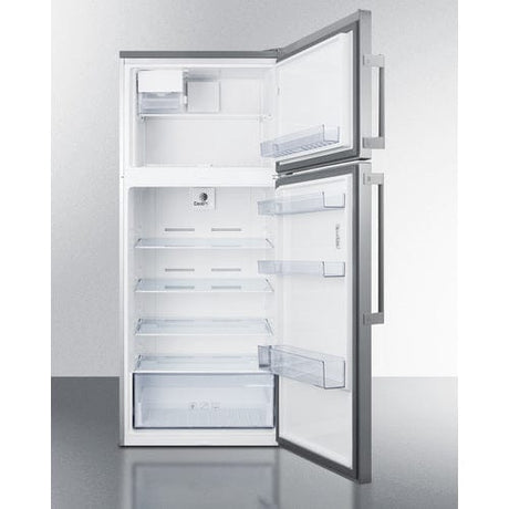 Summit 28" Top Mount W/ Icemaker Refrigerator-Freezer FF1512SSIM Refrigerators FF1512SSIM Wine Coolers Empire