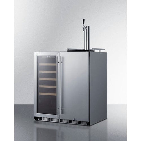 Summit 30" Combination Wine Cellar/Kegerator SWBC3041 Wine Coolers SWBC3041 Wine Coolers Empire