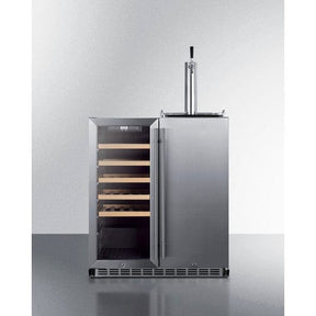 Summit 30" Combination Wine Cellar/Kegerator SWBC3041 Wine Coolers SWBC3041 Wine Coolers Empire