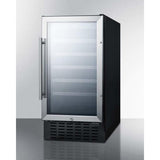 Summit 34 Bottle 18" Wide Built-In , ADA Compliant Wine Fridge SWC1840BADA Wine Coolers SWC1840BADA Wine Coolers Empire